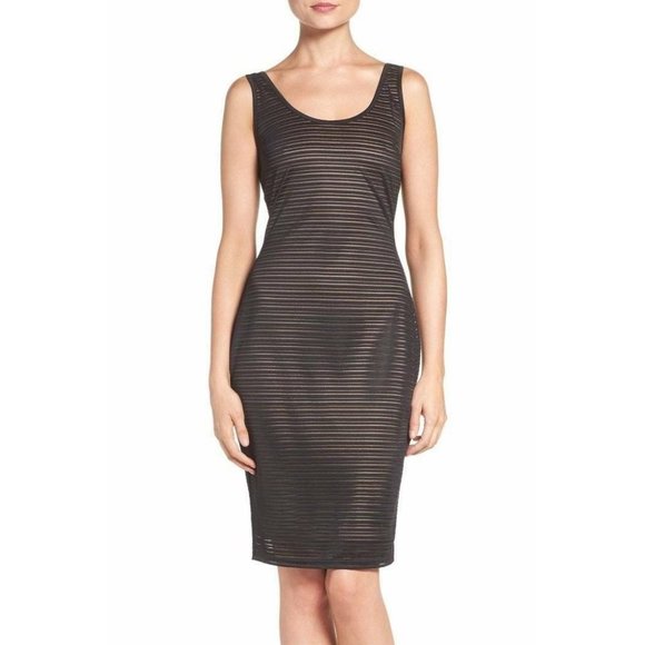 Ali & Jay Dresses & Skirts - Ali & Jay Shadow Stripe Tank Stretch Sheath Dress